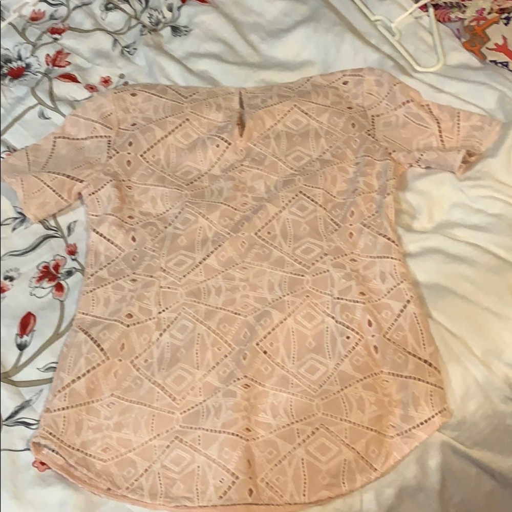 Light pink J.crew shirt.